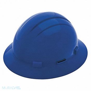 ERB SAFETY Hard Hat Type 1 Class E Ratchet Blue, 483R15