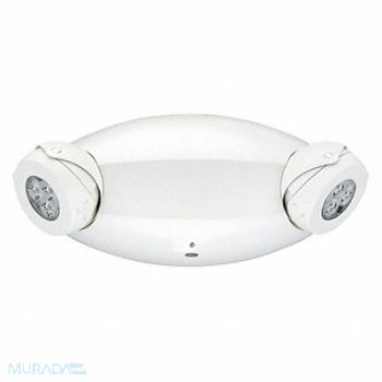 LITHONIA LIGHTING Emrg Lght Plst Lth Iron Phsph 5.3W LED, 483U38