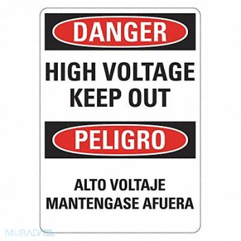 LYLE Danger Sign 14 inx10 in Plastic, 484K67