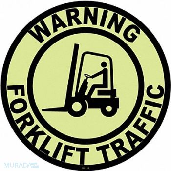 STRANCO INC Anti-Slip Floor Sign 17 inx17 in Vinyl, 484P23