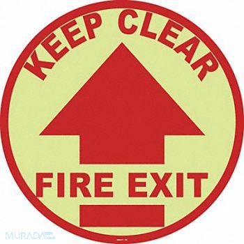 STRANCO INC Anti-Slip Floor Sign 17 in x 17 in Vinyl, 484P25