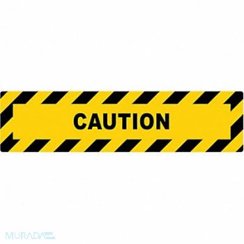 STRANCO INC Anti-Slip Floor Sign 6 in x 24 in Vinyl, 484P35
