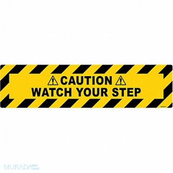 STRANCO INC Anti-Slip Floor Sign 6 inx24 in Vinyl, 484P36