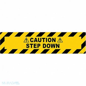 STRANCO INC Anti-Slip Floor Sign 6 inx24 in Vinyl, 484P40