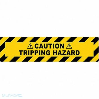 STRANCO INC Anti-Slip Floor Sign 6 inx24 in Vinyl, 484P43