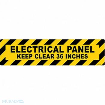 STRANCO INC Anti-Slip Floor Sign 6 in x 24 in Vinyl, 484P45