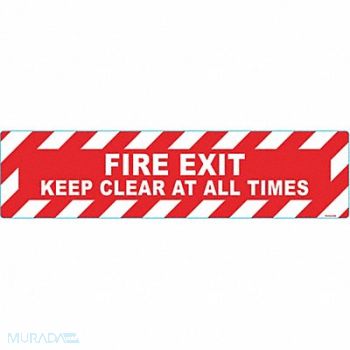 STRANCO INC Anti-Slip Floor Sign 6 in x 24 in Vinyl, 484P49