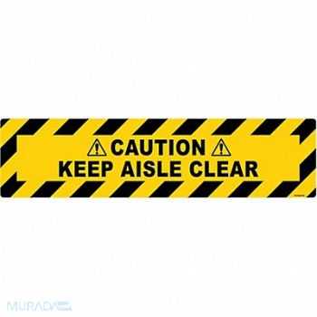 STRANCO INC Anti-Slip Floor Sign 6 in x 24 in Vinyl, 484P53