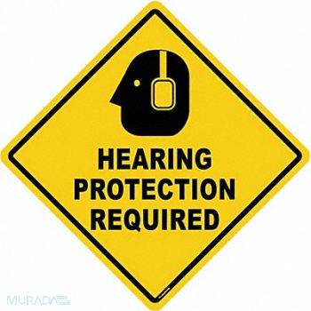 STRANCO INC Anti-Slip Floor Sign 17 in x 17 in Vinyl, 484P59