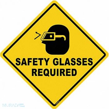 STRANCO INC Anti-Slip Floor Sign 17 in x 17 in Vinyl, 484P60