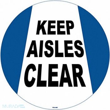 STRANCO INC Anti-Slip Floor Sign 8in x 8in Vinyl PK2, 484P64