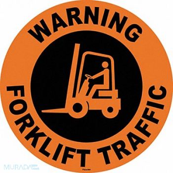 STRANCO INC Anti-Slip Floor Sign 8 inx8 in Vinyl PK2, 484P66