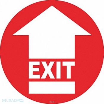 STRANCO INC Anti-Slip Floor Sign 8in x 8in Vinyl PK2, 484P67