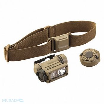 STREAMLIGHT Tactical Headlamp Nylon Coyote 55lm, 484P94