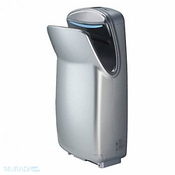 WORLD DRYER Hand Dryer ABS Plastic Cover Silver, 485D10