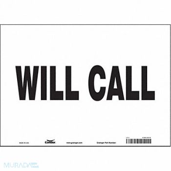 CONDOR K1874 Safety Sign 10 in x 14 in Vinyl, 486Z02