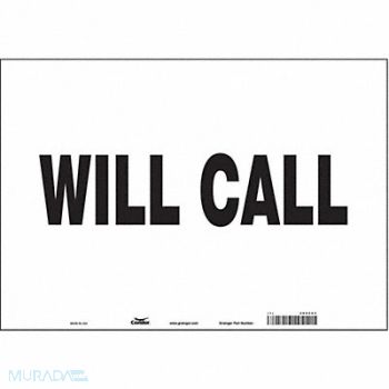 CONDOR K1874 Safety Sign 14 in x 20 in Vinyl, 486Z03