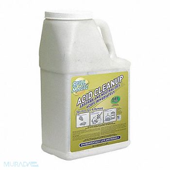 SPILL MAGIC Acid Absorbent Powder White 5 L, 487C49