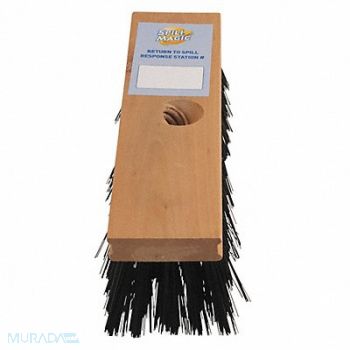 SPILL MAGIC Removable Broom Head Brown 8-1/2 L, 487C60