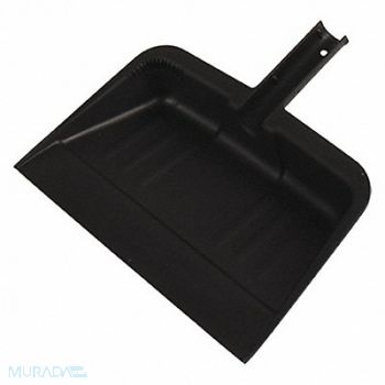 SPILL MAGIC Portable Dustpan Black 12-1/4 L, 487C61
