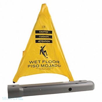 SPILL MAGIC Pop Up Safety Cone Yellow 22 1/4 in H, 487C65