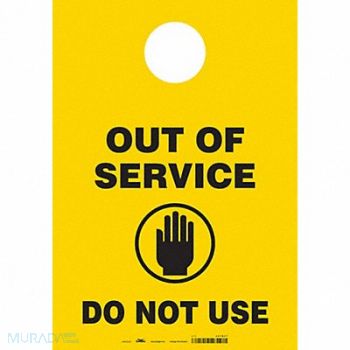 CONDOR Safety Sign 14 in x 14 in Polyethylene, 487D07