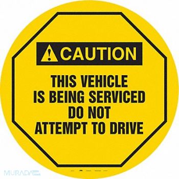 CONDOR Traffic Sign 24 W 24 H 0.026 Thickness, 487D52