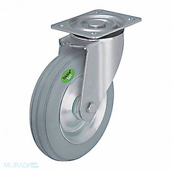 GRAINGER APPROVED Plate Caster w/ Flat-Free Swivel 150 lb., 487G36