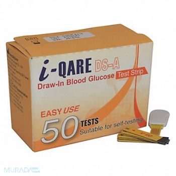 MEDSOURCE Glucometer Lancets Blue 3/4 L PK50, 487J38