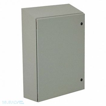 WIEGMANN Sloped Top Enclosure 30.00 H Gray, 487M54