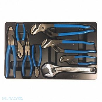 CHANNELLOCK Plier Sets Dipped Handle 8 pcs., 487P81