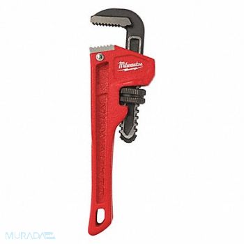 MILWAUKEE Pipe Wrench Ergonomic Serrated 6, 487R34