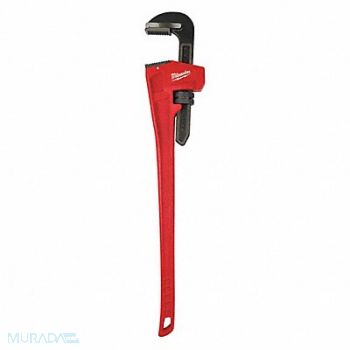 MILWAUKEE Pipe Wrench Ergonomic Serrated 60, 487R44