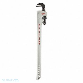 MILWAUKEE Pipe Wrench Ergonomic Serrated 18, 487R47