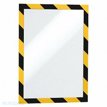 DURABLE Sign Holder 8-1/2 x 11 PVC PK2, 487V63