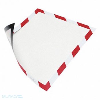 DURABLE Sign Holder 8-1/2 x 11 PVC PK2, 487V68