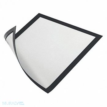 DURABLE Sign Holder 8-1/2 x 11 PVC PK2, 487V69