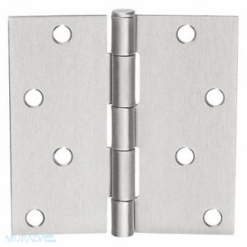 MCKINNEY Butt Hinge Screw-On Satin Chrome, 443L98