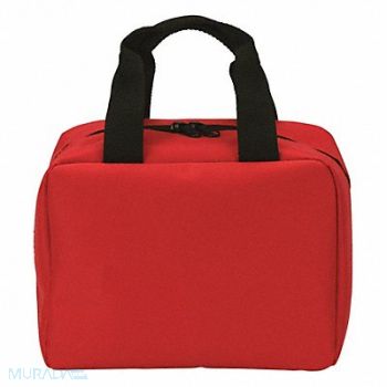 GRAINGER APPROVED Empty First Aid Cabinet Portable Red, 488G66