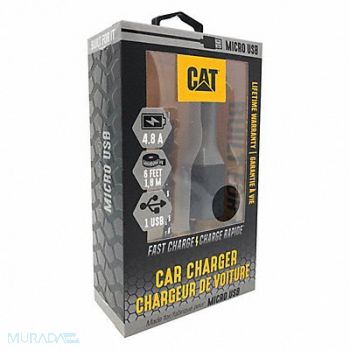 CAT USB Car Charger Charges Up To 2 Devices, 488H43