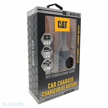 CAT USB Car Charger Charges Up To 3 Devices, 488H46