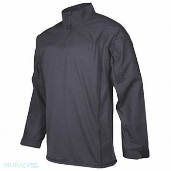 TRU-SPEC Responder Shirt 2XL Sz Black Long Sleeve, 488N89