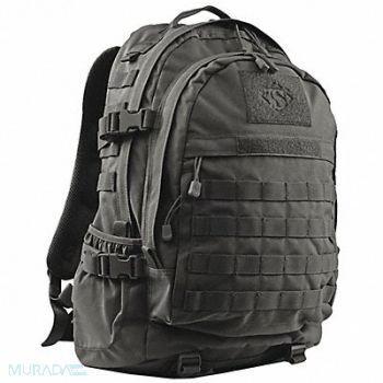 TRU-SPEC Backpack Black Holds 2196 cu in 18-1/2 L, 488P59