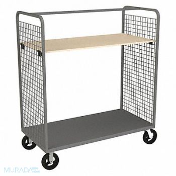DURHAM MFG Wire Cart 30 Shelf Width 60 Shelf L, 488V56