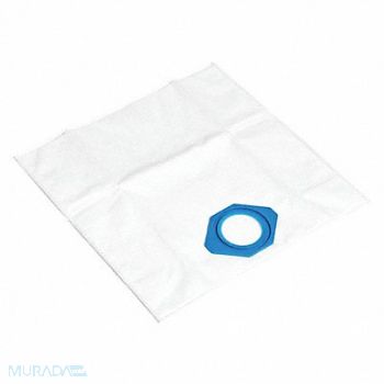 NILFISK Vacuum Bag Fleece 2-Ply Reusable PK5, 488Y72