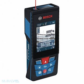 BOSCH Laser Distance Meter 395 ft Distance LCD, 488Z80