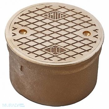 JAY R. SMITH MFG. CO Floor Cleanout 3 in H Inside Caulk, 45DT59