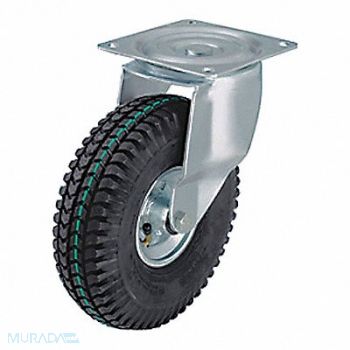 GRAINGER APPROVED Plate Cstr w/ Pneumatic Whls Swvl 330lb, 489C01