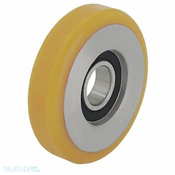 GRAINGER APPROVED PUR Tread on Steel Core Wheel, 489C40