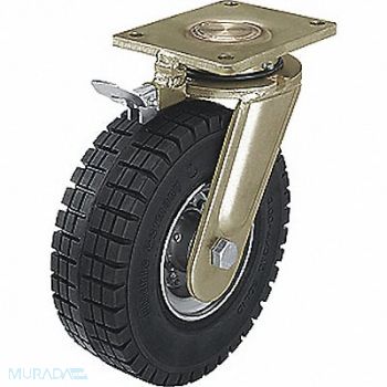 GRAINGER APPROVED Plate Caster w/Flat-Free Swivel 2090 lb., 489D82